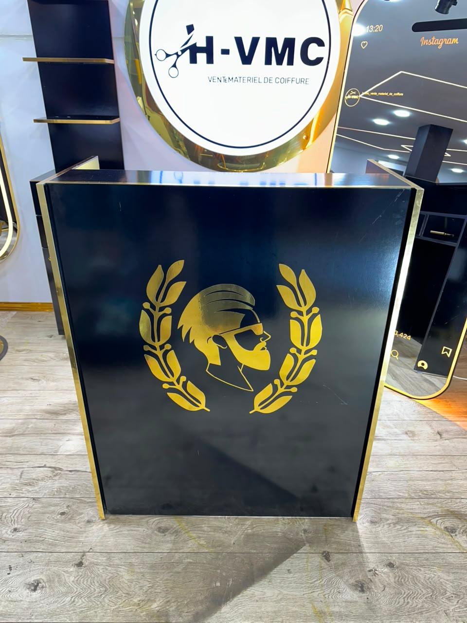 Caisse comptoir avec logo